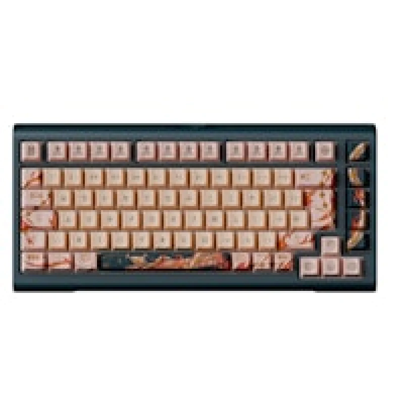 Image of Ducky Zodiac Year of the Snake Cherry Mx2A Brown Switch Mechanical Gam