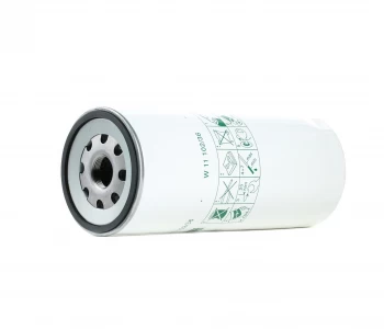 Image of MANN-FILTER Oil Filter VOLVO,ERF W 11 102/36 5011417,5011502,21707134 466634,4666341,4666343