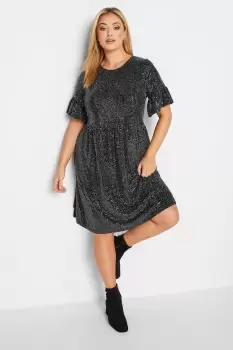 Image of Sequin Smock Dress