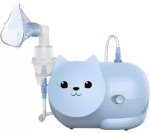 Image of OMRON Nami Cat Childrens Compressor Nebuliser - Blue