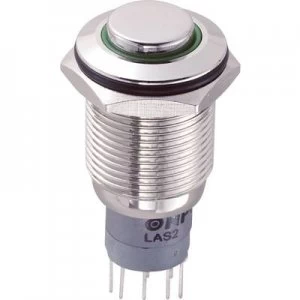 Image of TRU COMPONENTS LAS2GQH 22EG12VNP Tamper proof pushbutton 250 V AC 3 A 2 x OnOn momentary