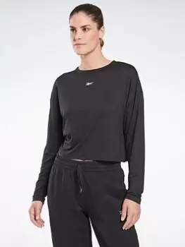 Image of Reebok Activchill+Cotton Long-Sleeve Top