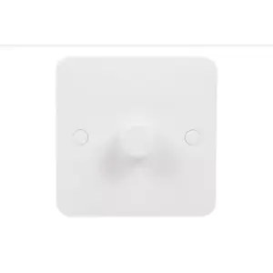 Image of Schneider Electric Lisse White Moulded - Single 1 Way Dimmer Light Switch, Mains, 250W, GGBL6011CS, White