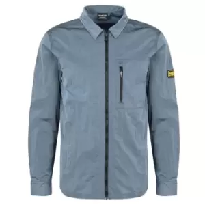 Image of Barbour International Dylan Nylon Overshirt - Blue