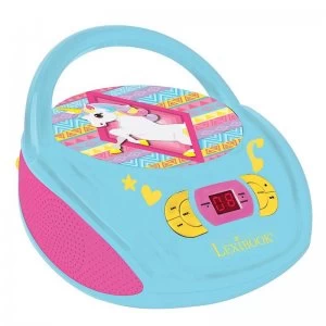 Image of Lexibook Unicorn Boombox Radio CD Player