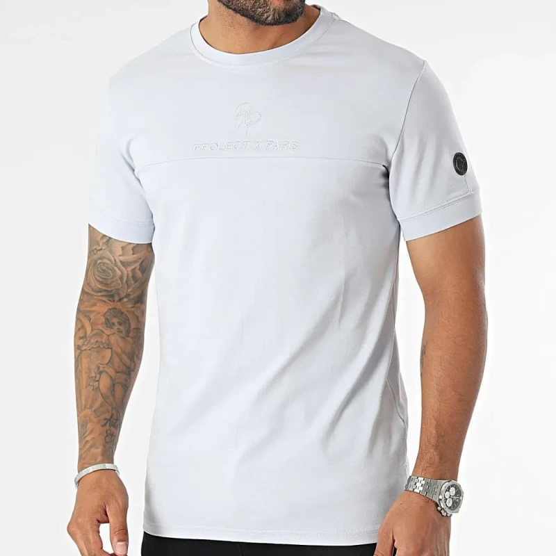 Image of Project X Paris T-Shirt Project X Paris Gris Male S 2310067_GY2