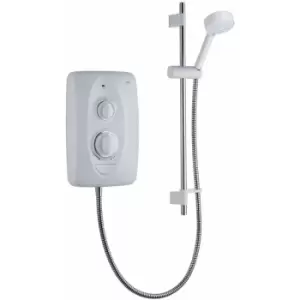 Image of Mira Jump Multi-Fit Electric Shower 7.5kw White Chrome Bathroom 1.1788.477
