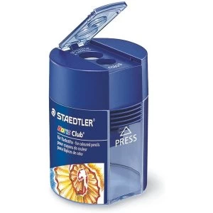 Image of Double Hole Tub Sharpener Blue