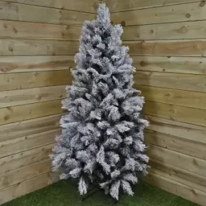 Image of Kaemingk - 6ft (180cm) Snowy Vancouver Mixed Pine Artificial Christmas Tree Green 478 tips