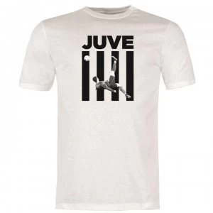 Image of Team Ronaldo Juve T Shirt Mens - White