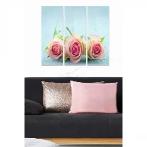 Image of MDF23241 Multicolor Decorative MDF Painting (3 Pieces)