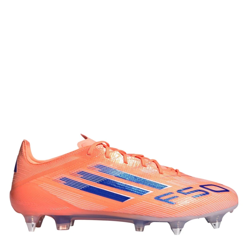 Image of adidas F50 Elite Adults Soft Ground Football Boots Orange/Blue male 8 (42)