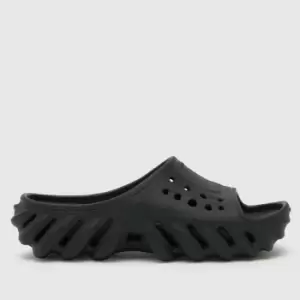 Image of Crocs Black echo slide Youth Slides