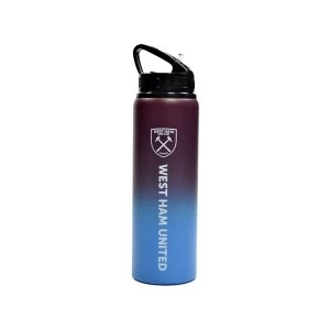 Image of West Ham Fade Aluminium Water Bottle 750ml