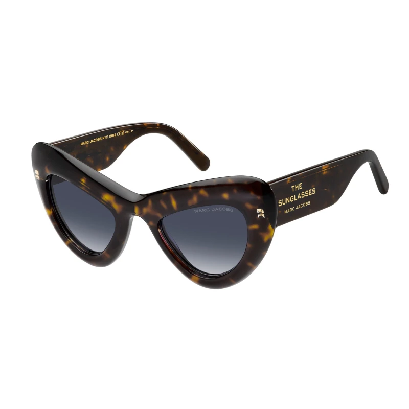 Image of Marc Jacobs Womens Cat Eye Sunglasses Crystal Havana female 48 cm