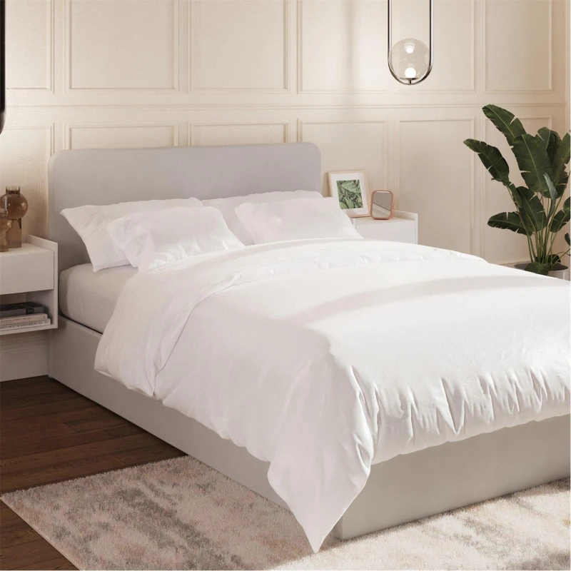 Image of GFW Chiswick Small DBL Ottoman &Pocket Sprung Mattress Soft Grey unisex Small Doub