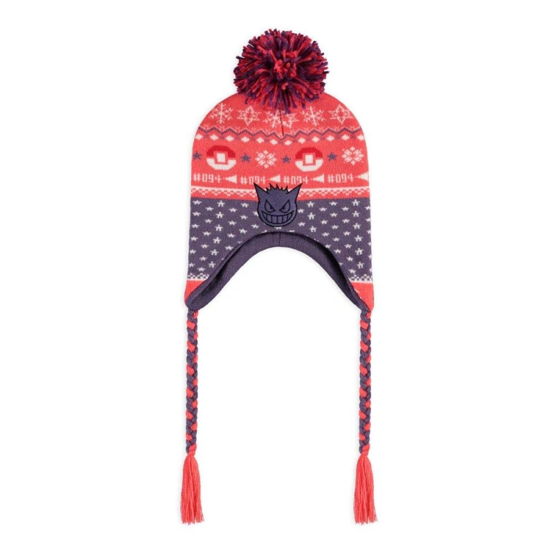 Image of Pokemon Gengar Sherpa Beanie lilac Onesize Unisex