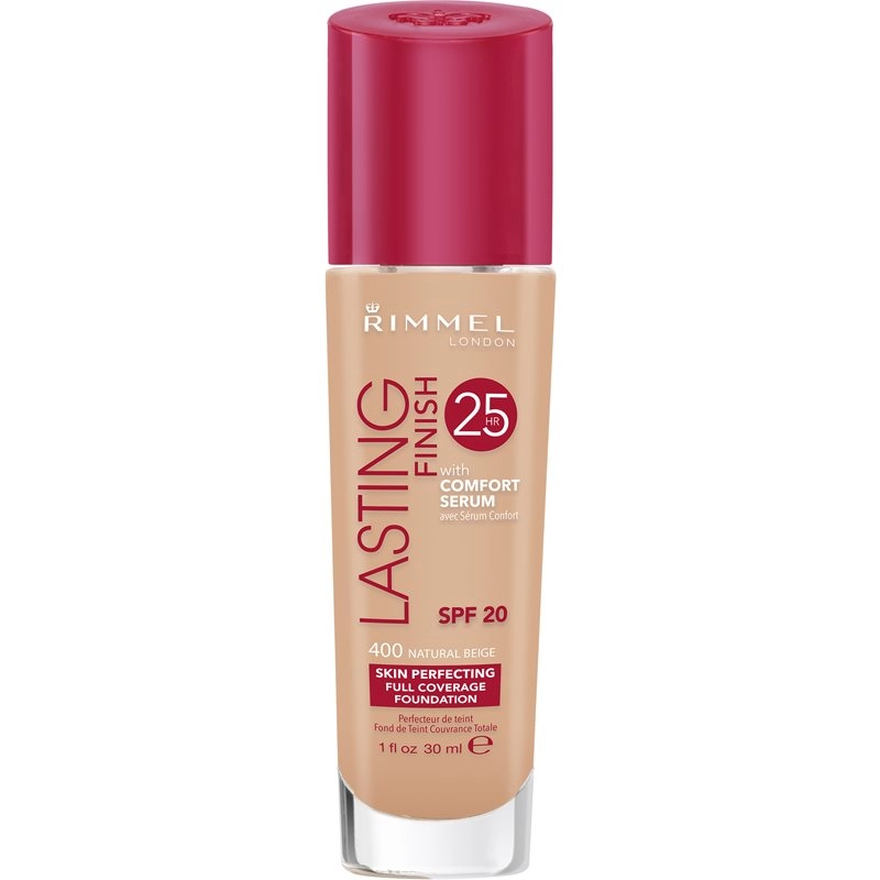 Image of Rimmel Lasting Finish Foundation Natural Beige 400 Nude