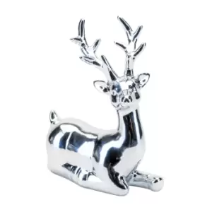 Image of Silver Reindeer Lying Down