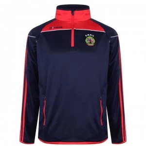 Image of ONeills GAA FDNY Zip Top Mens - Marine/Red/Wht