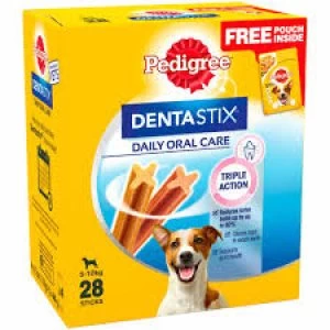 Image of Pedigree Dentastix Small Dog Treats 28Pcs