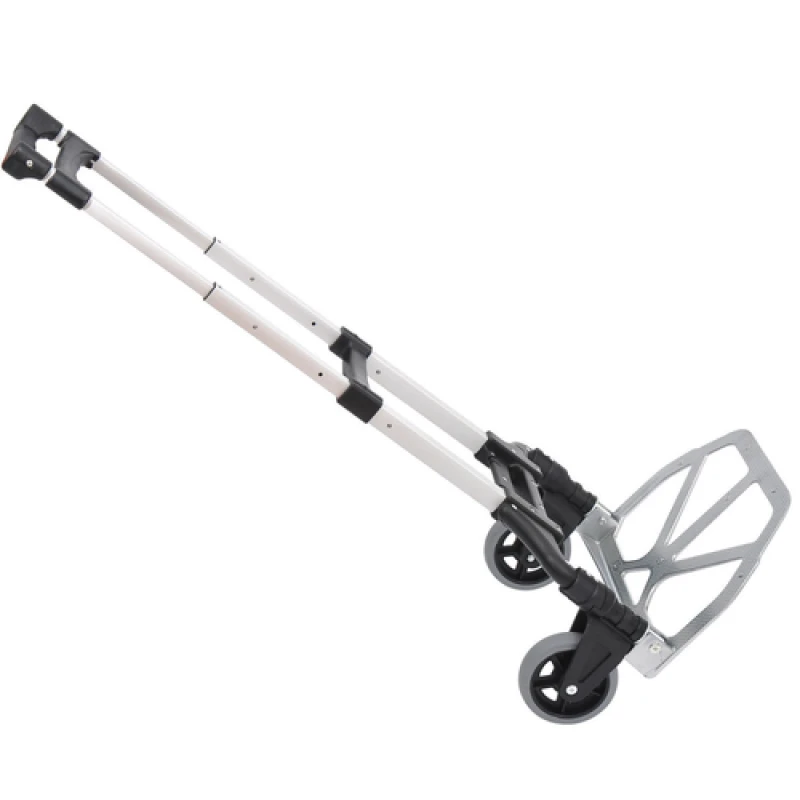 Image of HOMCOM Homcom - Heavy Duty Aluminium Foldable Hand Truck Trolley, 70KG Load Capacity 5063603023345