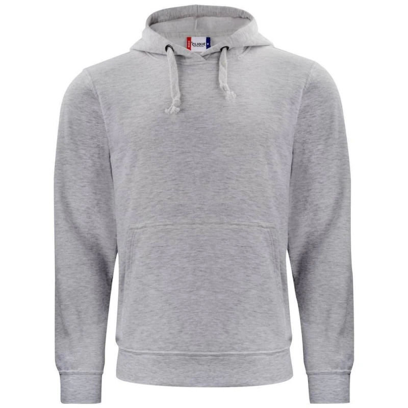 Image of Clique Mens Basic Hoodie in Grey Size: XS Grey Male XS