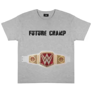 Image of WWE Girls Future Champ T-Shirt (9-10 Years) (Heather Grey)