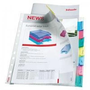 Image of Esselte Index Pockets 12 Tabs Ast 414170