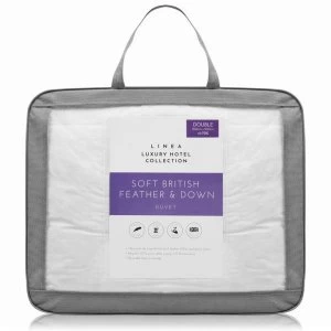 Image of Hotel Collection Duck Feather & Down 4.5 Tog Duvet - White