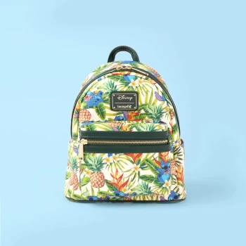 Image of Loungefly Disney Lilo And Stitch Pineapple Print Aop Mini Backpack - VeryNeko Exclusive