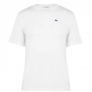 Image of Lacoste Crew Neck T Shirt - White