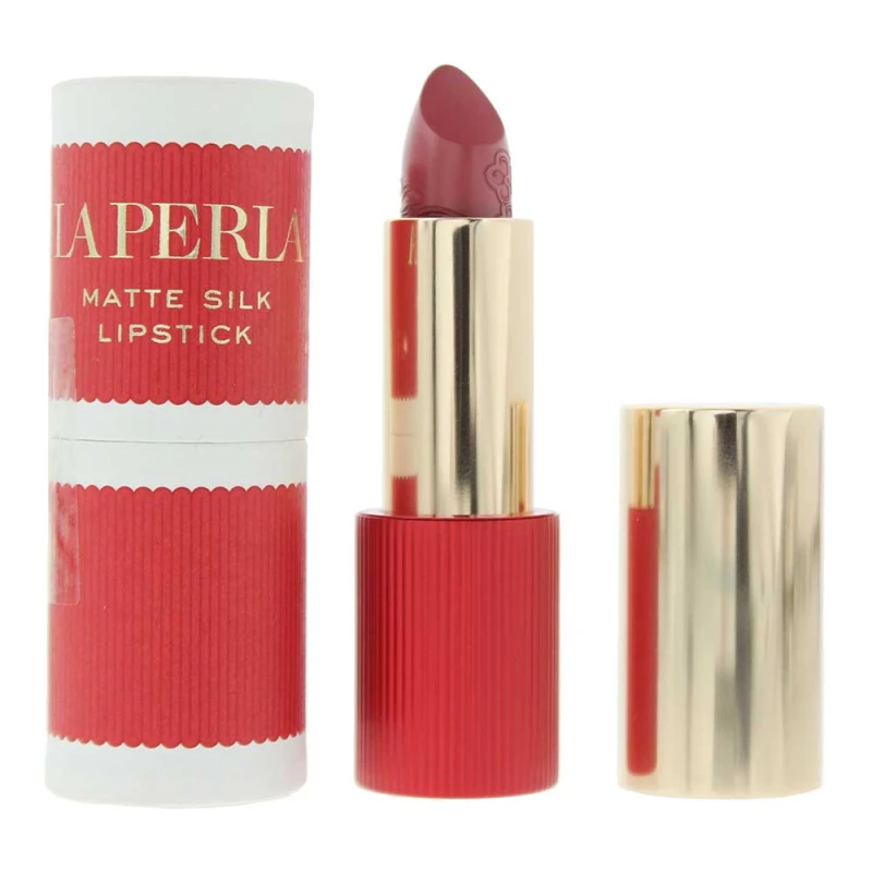 Image of La Perla Matte Silk 109 Rosewood Red Lipstick 3.5g