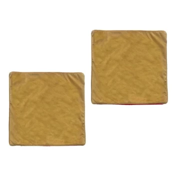 Image of Cushion Collective 2 Velvet Cushion Covers - Yellow