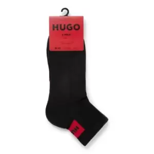 Image of Hugo 2P Sh Rib Label Cc 10249361 01 - Black