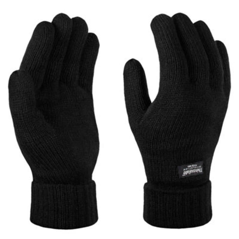 Image of Regatta Professional Unisex Thinsulate Thermal Winter Gloves Black (One Size)