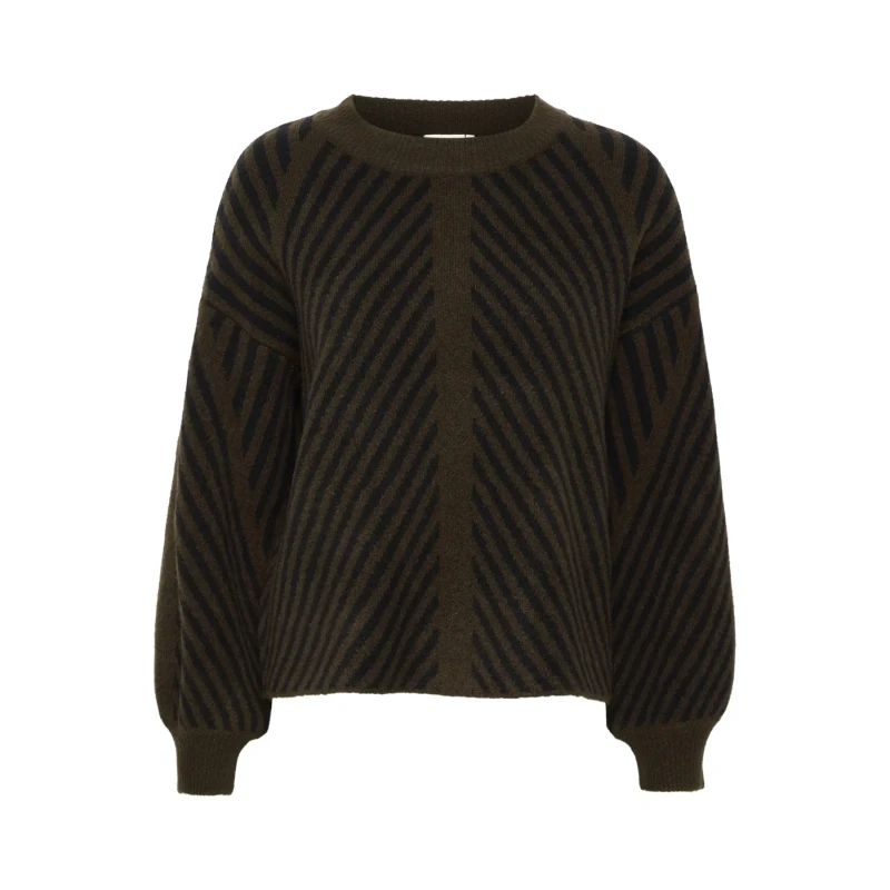 Image of Kaffe Woman sweater KAFFE Vera Marron Female S