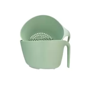 Image of Fusion Twist Mixing Bowl & Colander Set Green