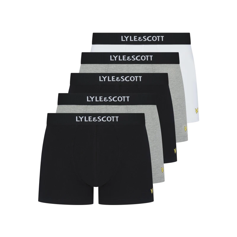 Image of Lyle and Scott Henrick Boxers Black/White/Gre male Small