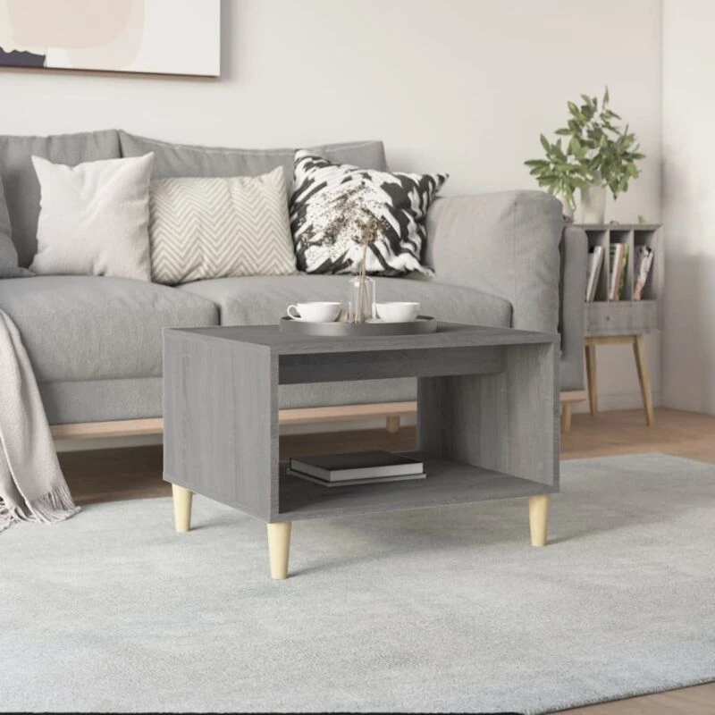 Image of VIDAXL Coffee Table Grey Sonoma 60x50x40cm Engineered Wood Vidaxl 8720287086277