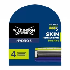 Image of Wilkinson Sword Hydro 5 Sensitive Mens Razor Blades