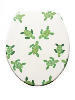 Image of Aqualona Turtles Wooden Toilet Seat