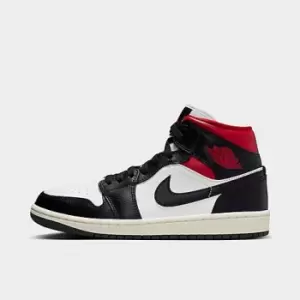 Image of Womens Air Jordan Retro 1 Mid Casual Shoes