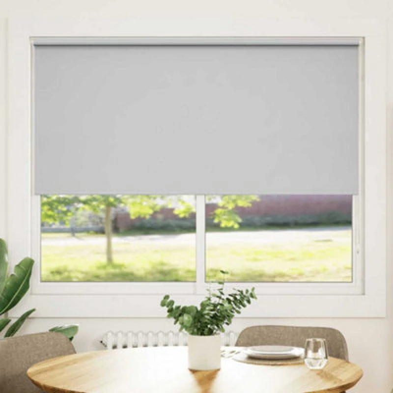 Image of Vidaxl Roller Blind Blackout 160 X 175cm Grey