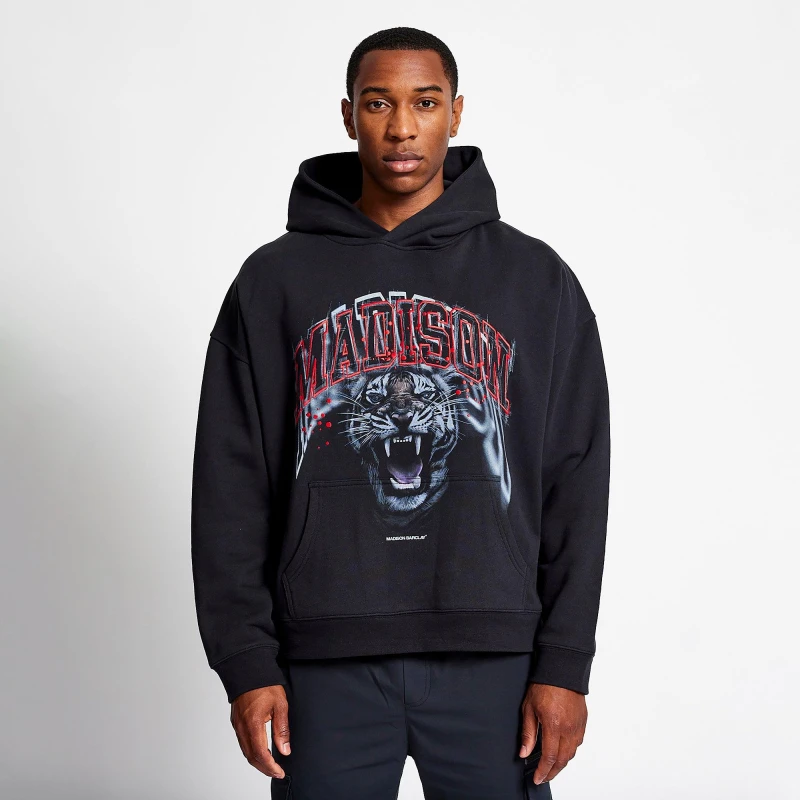 Image of Madison Barclay Bengal Hoodie - Black XS