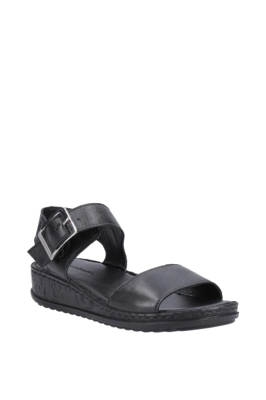 Image of Hush Puppies Womens Ellie Sandal in Black Size: 7 Black Female 7