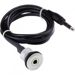 Image of Schlegel Jack Audiophono Cable 1x Jack plug 6.35mm 1x Jack socket 6.3mm 2m Black