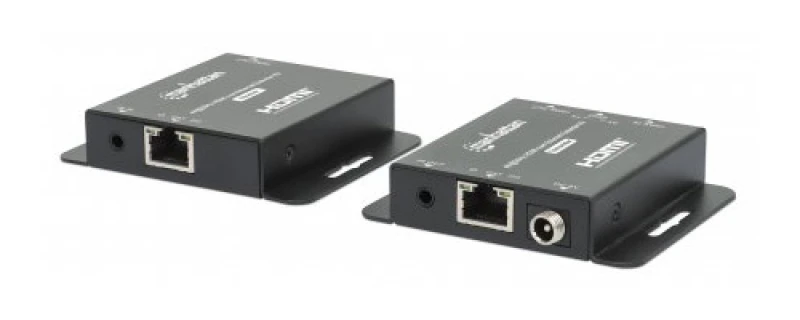 Image of Manhattan 4K HDMI over Ethernet Extender Kit. Extends 4K@30Hz signal u