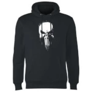 Image of Marvel The Punisher Paintspray Mens Black Pullover Hoodie - M - Black