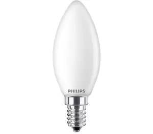 Image of Philips Classic 6.5W E14/SES Candle Very Warm White - 64922700